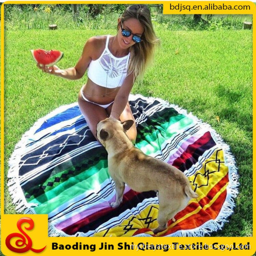 china alibaba wholesale printed microfiber round beach towel for Cheap